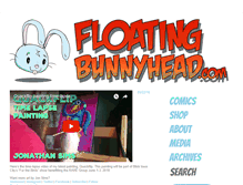 Tablet Screenshot of floatingbunnyhead.com